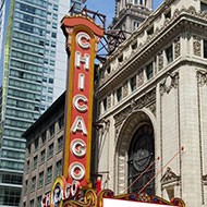 Chicago Theatre marquee Chicago Theatre marquee
